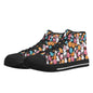 Fun Bunny Men's High Top Canvas Shoes - DeRose Seasonal