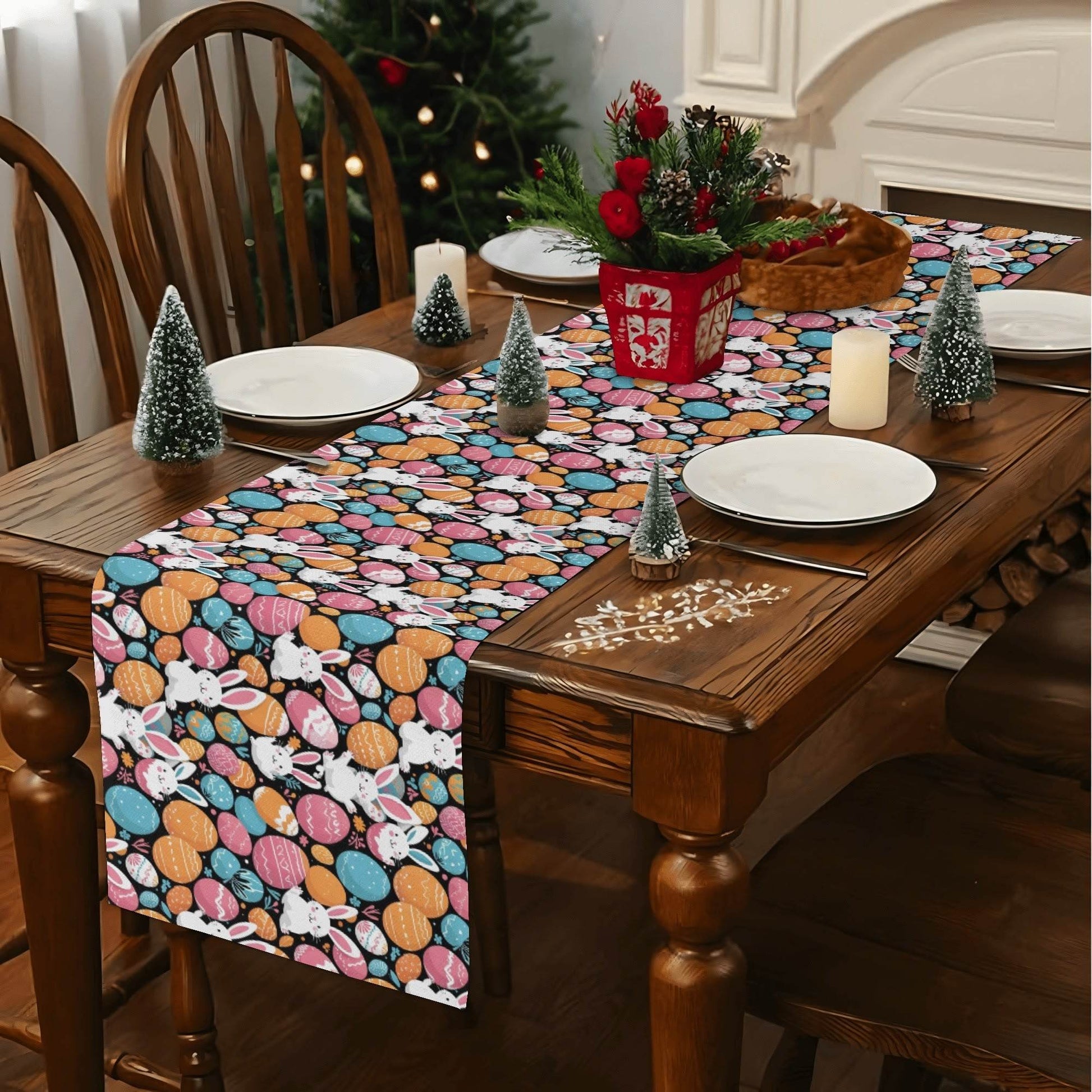 Fun Bunny Polyester Table Runner - DeRose Seasonal
