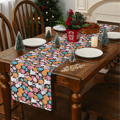 Fun Bunny Polyester Table Runner - DeRose Seasonal