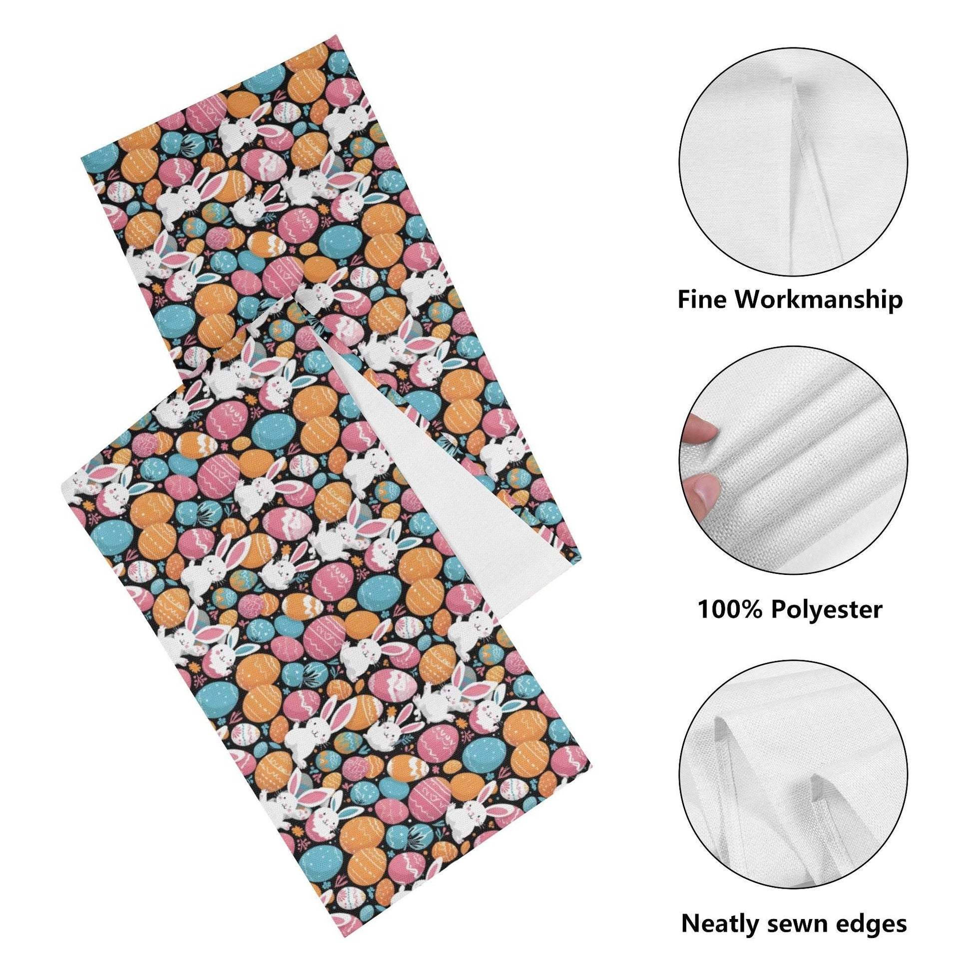 Fun Bunny Polyester Table Runner - DeRose Seasonal