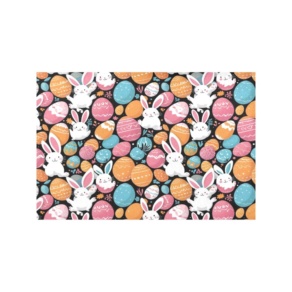 Fun Bunny Table Placemat (set of 6) Placemats 12" x 18" (Set of 6) DeRose Seasonal