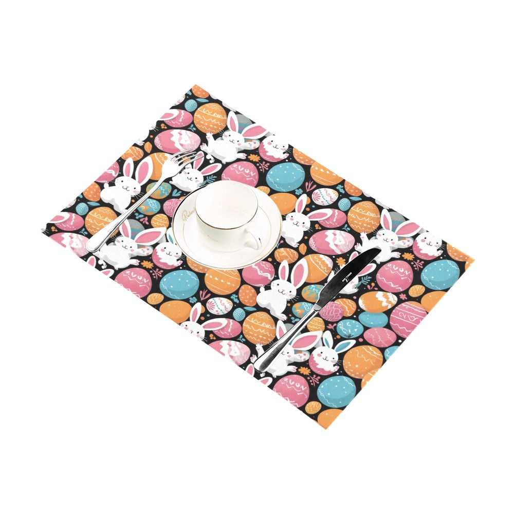 Fun Bunny Table Placemat (set of 6) Placemats 12" x 18" (Set of 6) DeRose Seasonal
