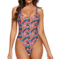 Firework Flag One-Piece Swimsuits Polyester and Spandex