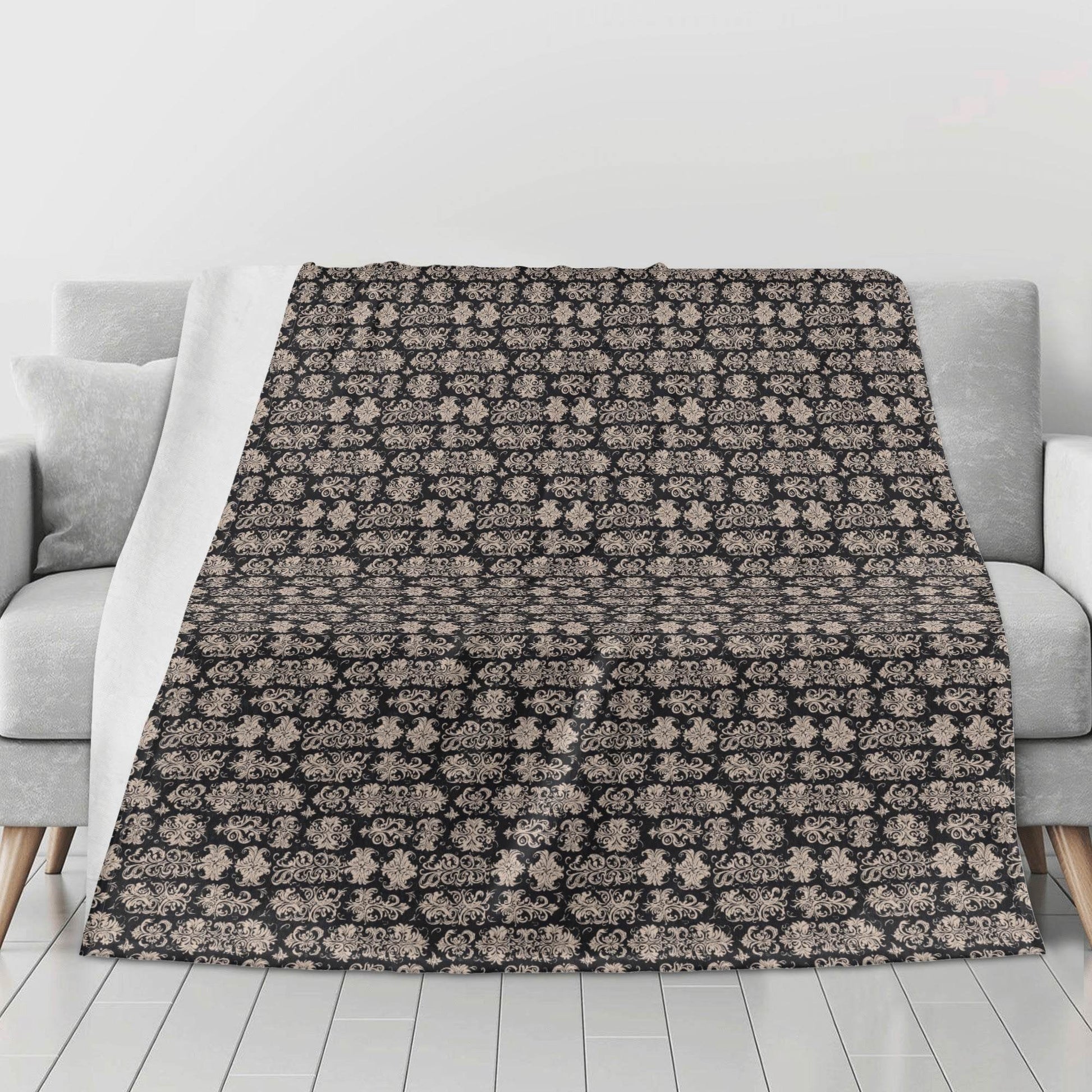 Gothic Tan Flannel Breathable Blanket 4 Sizes - DeRose Seasonal