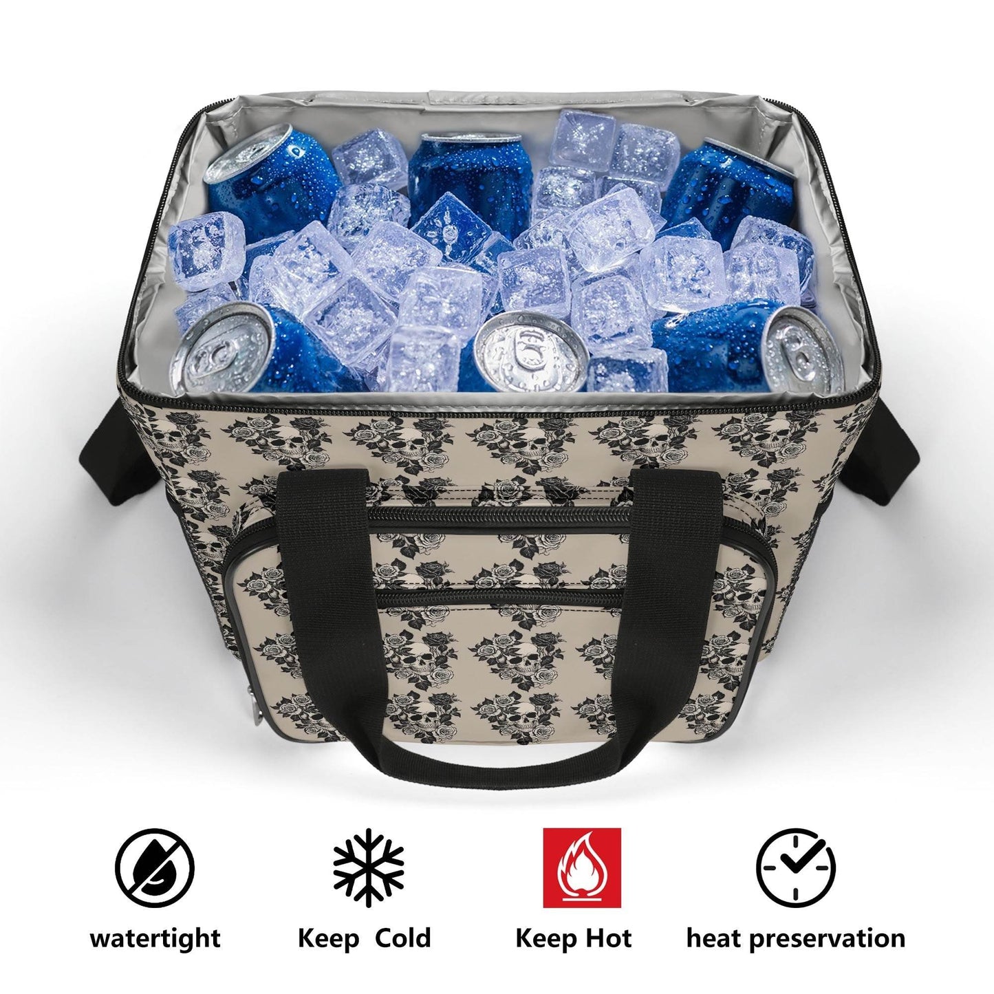 Gothic Tan Insulated Leakproof Cooler Bag Lunch Box - DeRose Seasonal