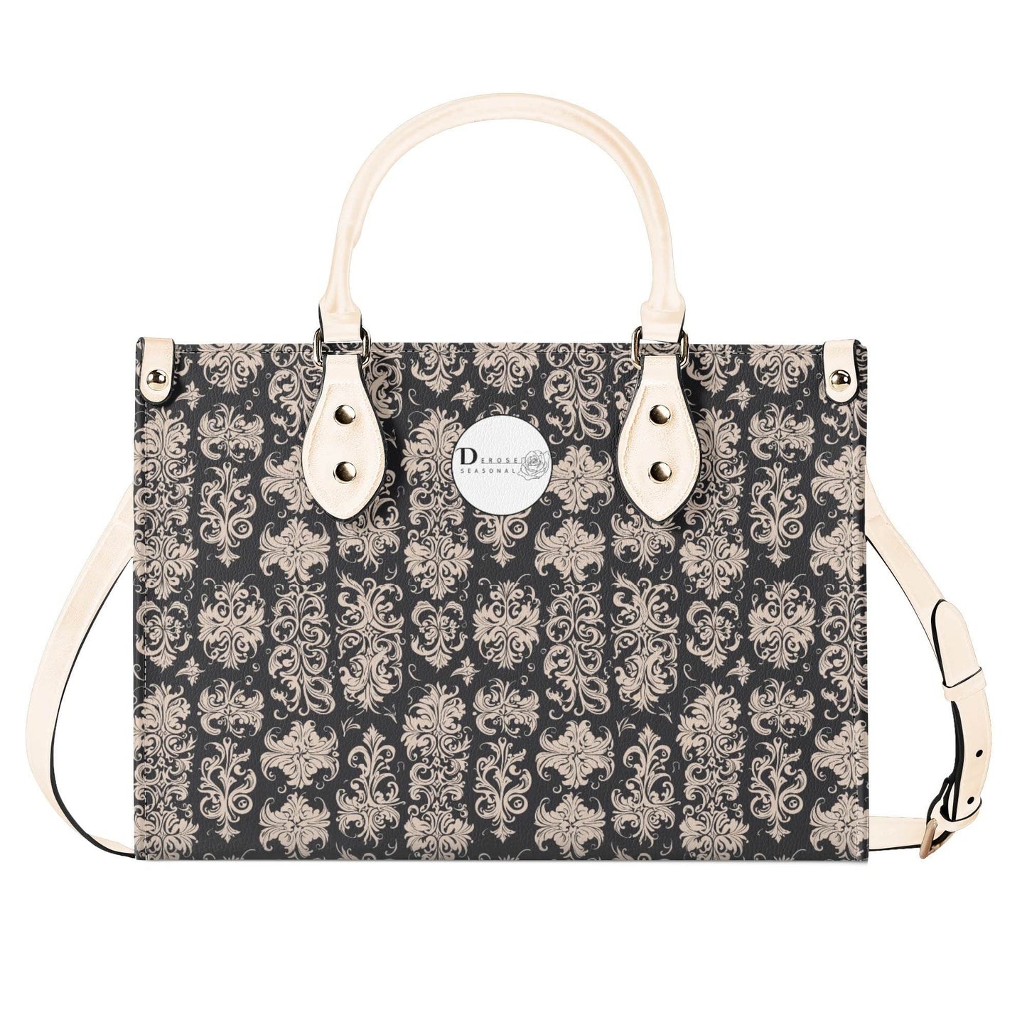 Gothic Tan Luxury Women's Leather Handbag - DeRose Seasonal