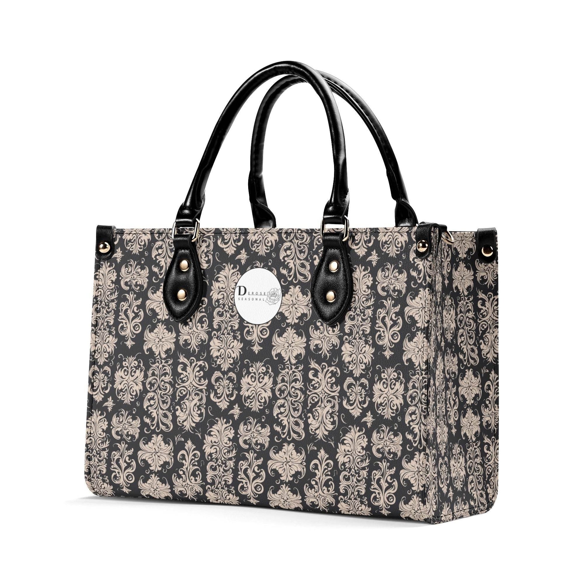 Gothic Tan Luxury Women's Leather Handbag - DeRose Seasonal