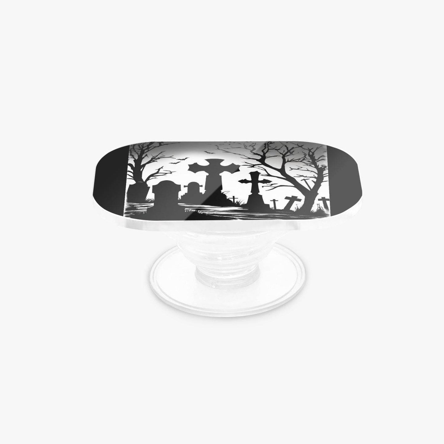 Graveyard Acrylic Phone Holder - Rectangle - pop socket - DeRose Seasonal