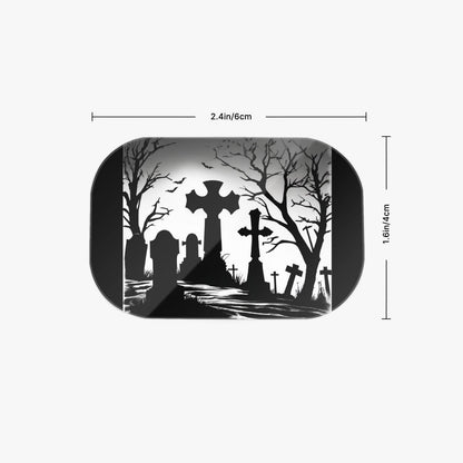 Graveyard Acrylic Phone Holder - Rectangle - pop socket - DeRose Seasonal