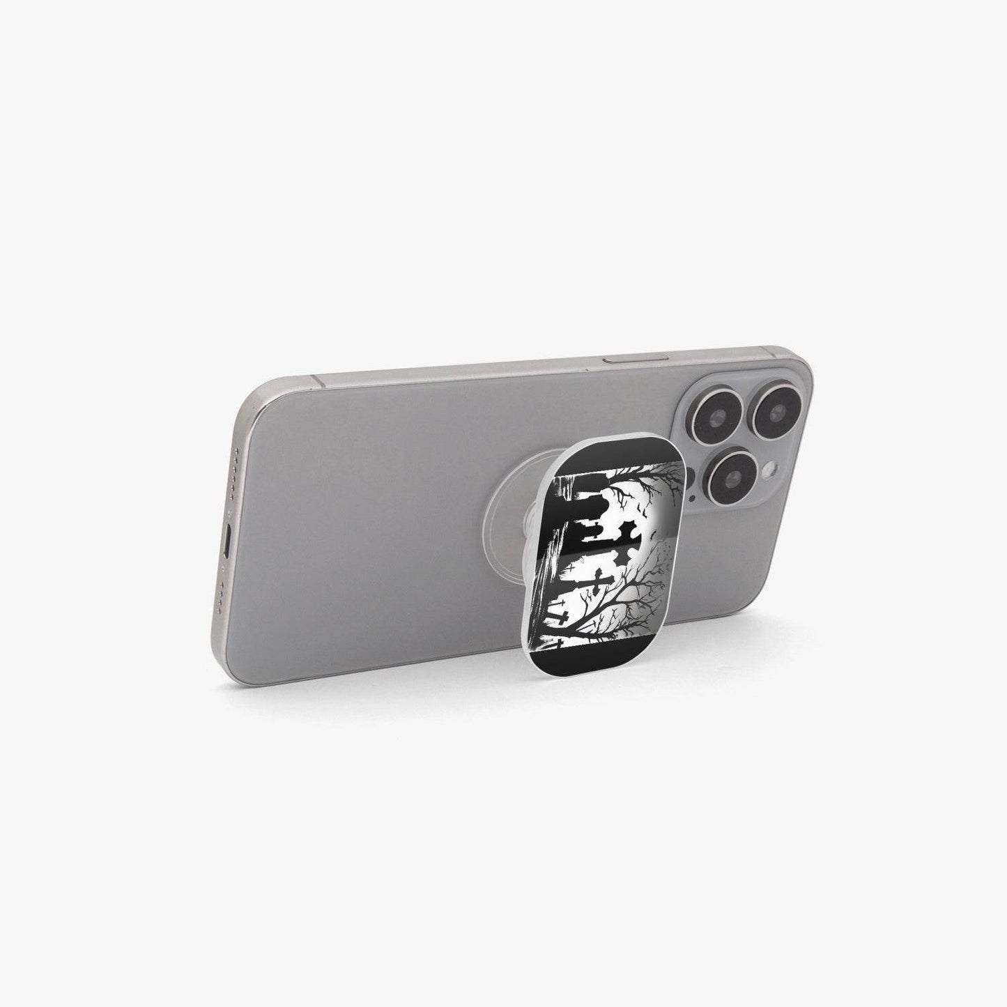 Graveyard Acrylic Phone Holder - Rectangle - pop socket - DeRose Seasonal