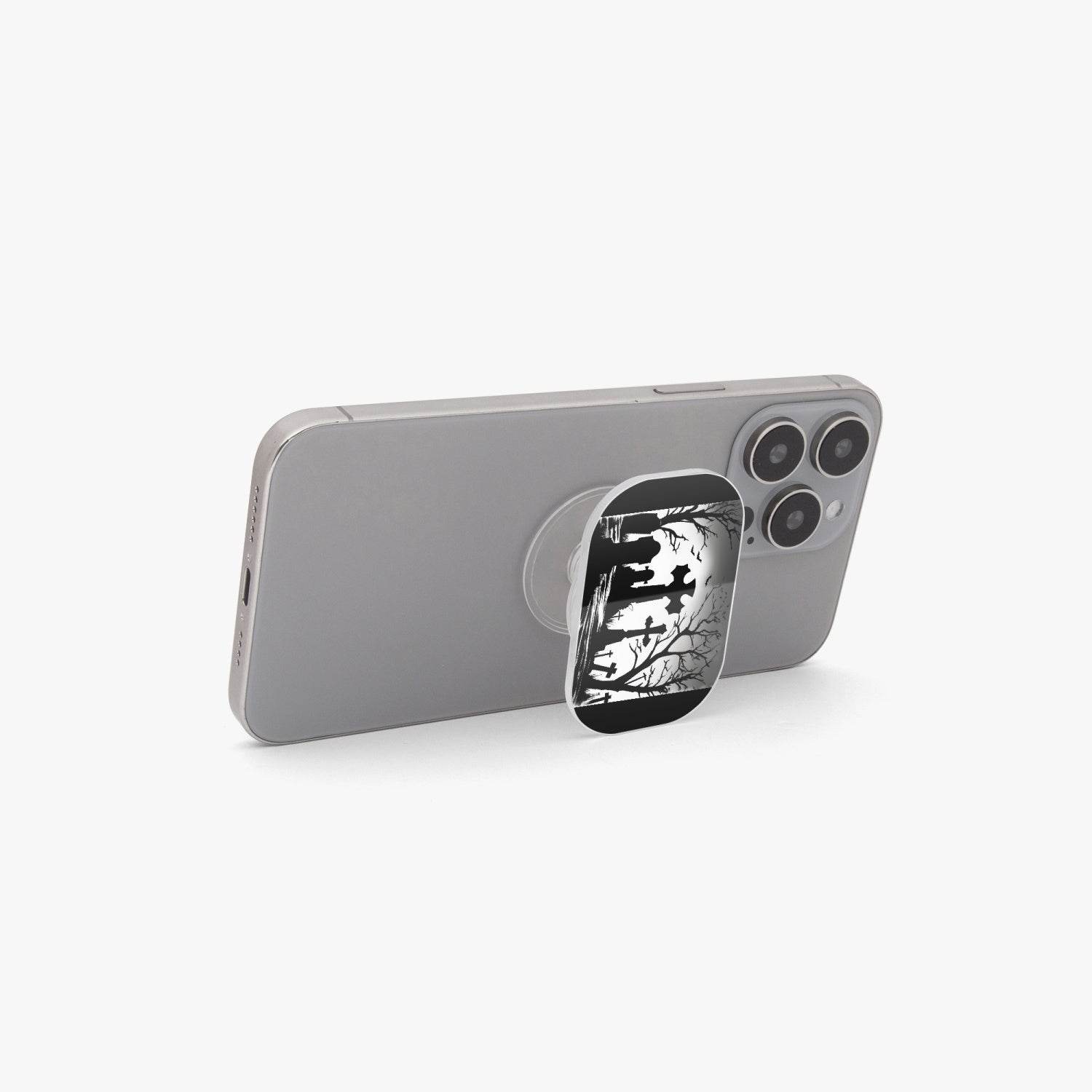 Graveyard Acrylic Phone Holder - Rectangle - pop socket - DeRose Seasonal