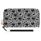 Groovy Hearts Leather Women's Zipper Wristlet Wallet - DeRose Seasonal