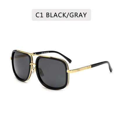 New Fashion Big Frame Sunglasses Unisex Square - DeRose Seasonal