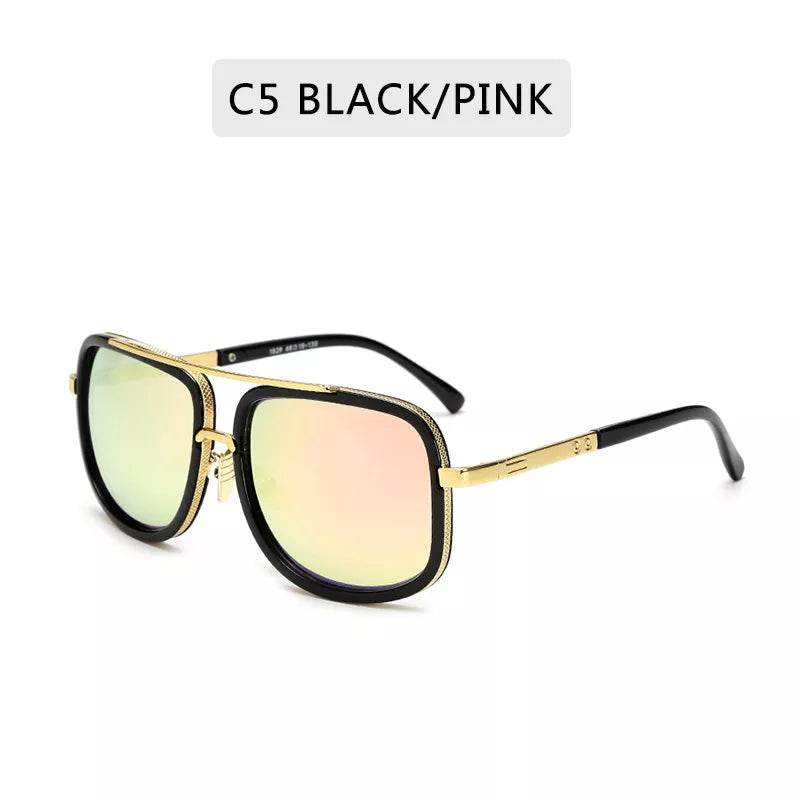 New Fashion Big Frame Sunglasses Unisex Square - DeRose Seasonal