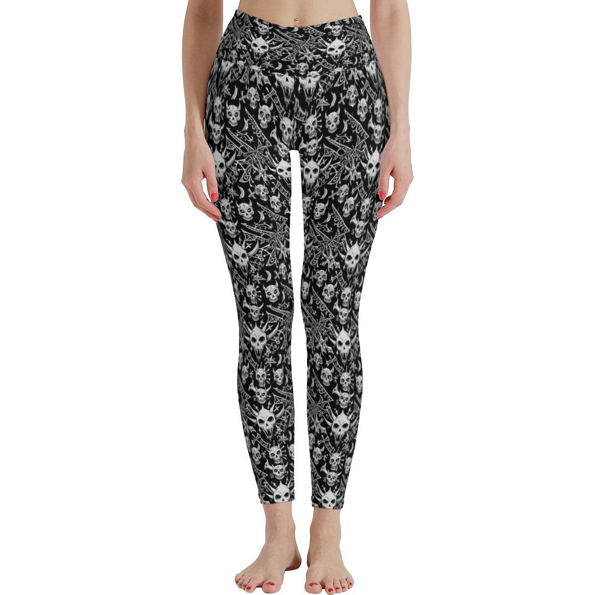 Little Devils Women's Polyester Yoga pants Leggings - DeRose Seasonal