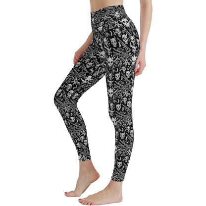 Little Devils Women's Polyester Yoga pants Leggings - DeRose Seasonal