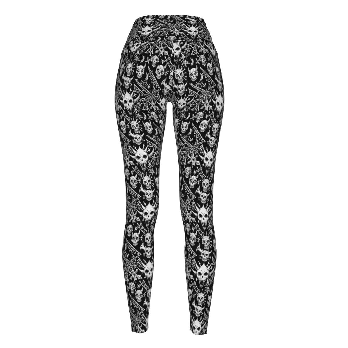 Little Devils Women's Polyester Yoga pants Leggings - DeRose Seasonal