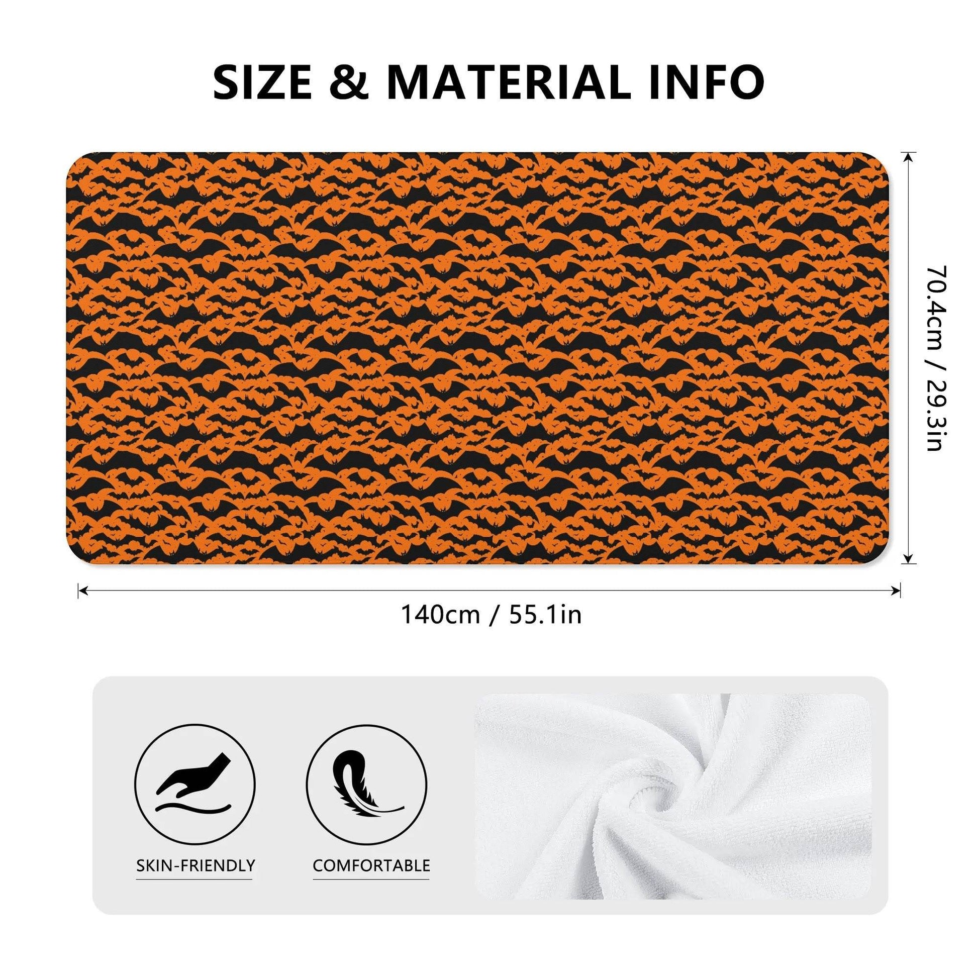Halloween Bats Bath Towel - DeRose Seasonal