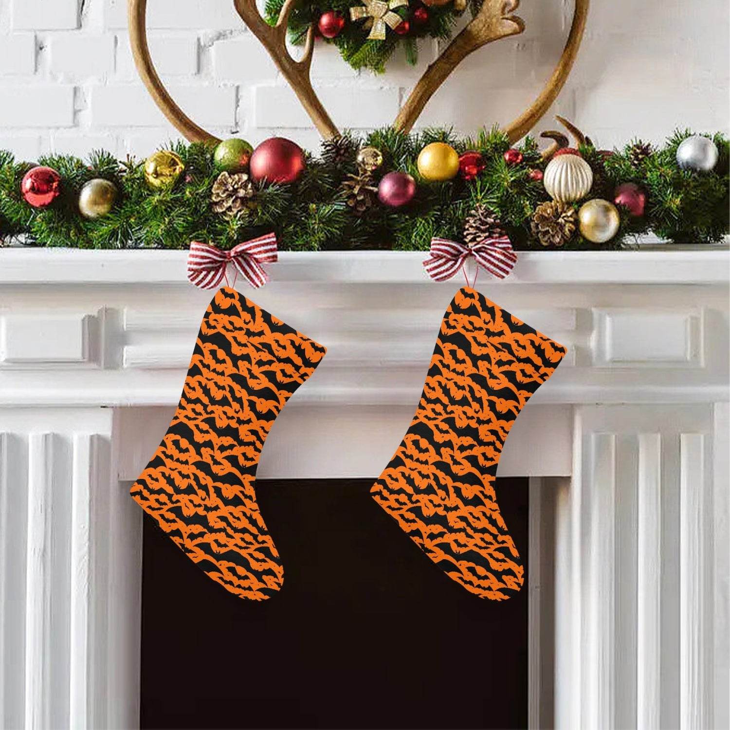 Halloween Bats Christmas Santa Stockings - BUY ONE GET ONE FREE -BOGO - DeRose Seasonal