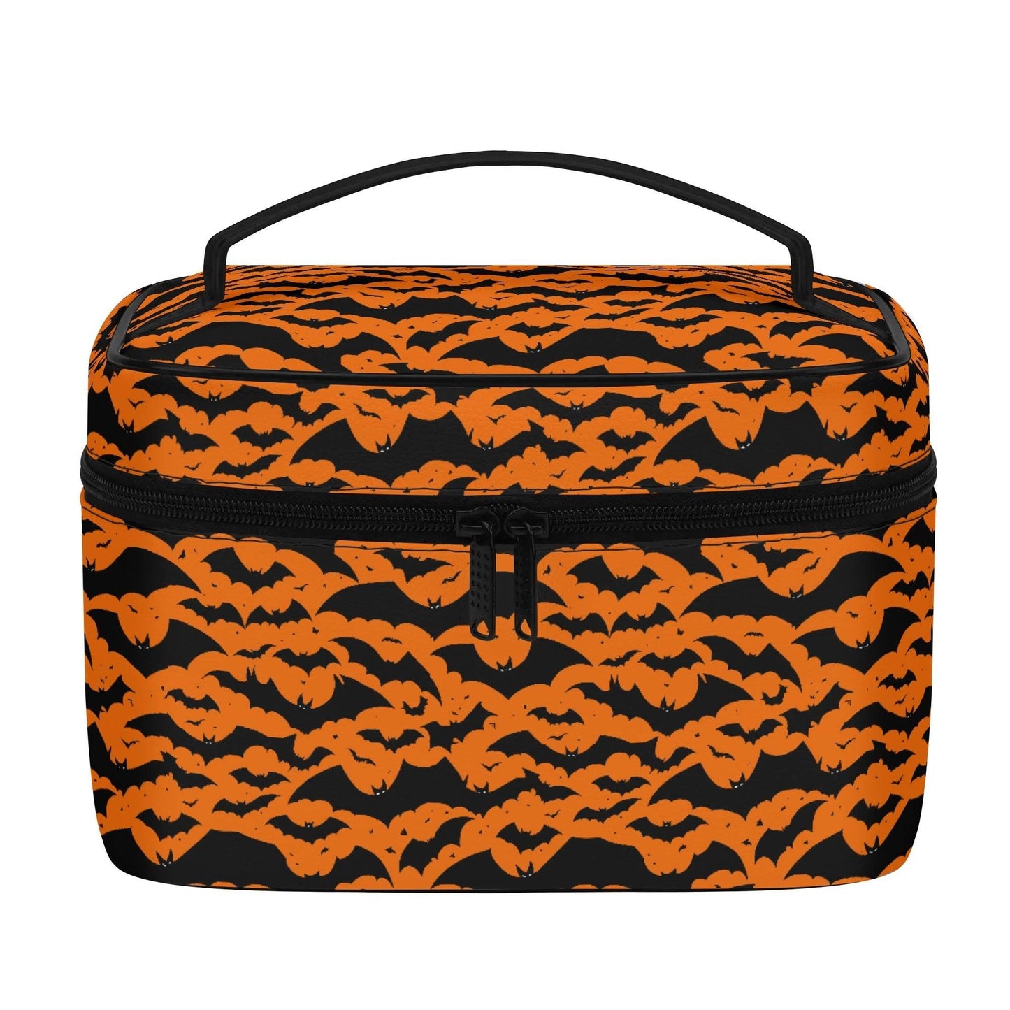 Halloween Bats Leather Cosmetic Bag - DeRose Seasonal