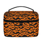 Halloween Bats Leather Cosmetic Bag - DeRose Seasonal