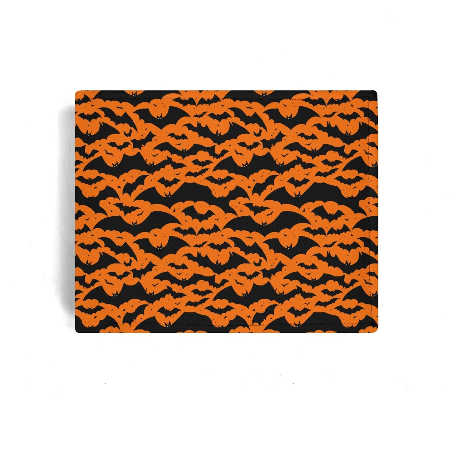 Halloween Bats Men's Minimalist Leather Folded Wallet - DeRose Seasonal