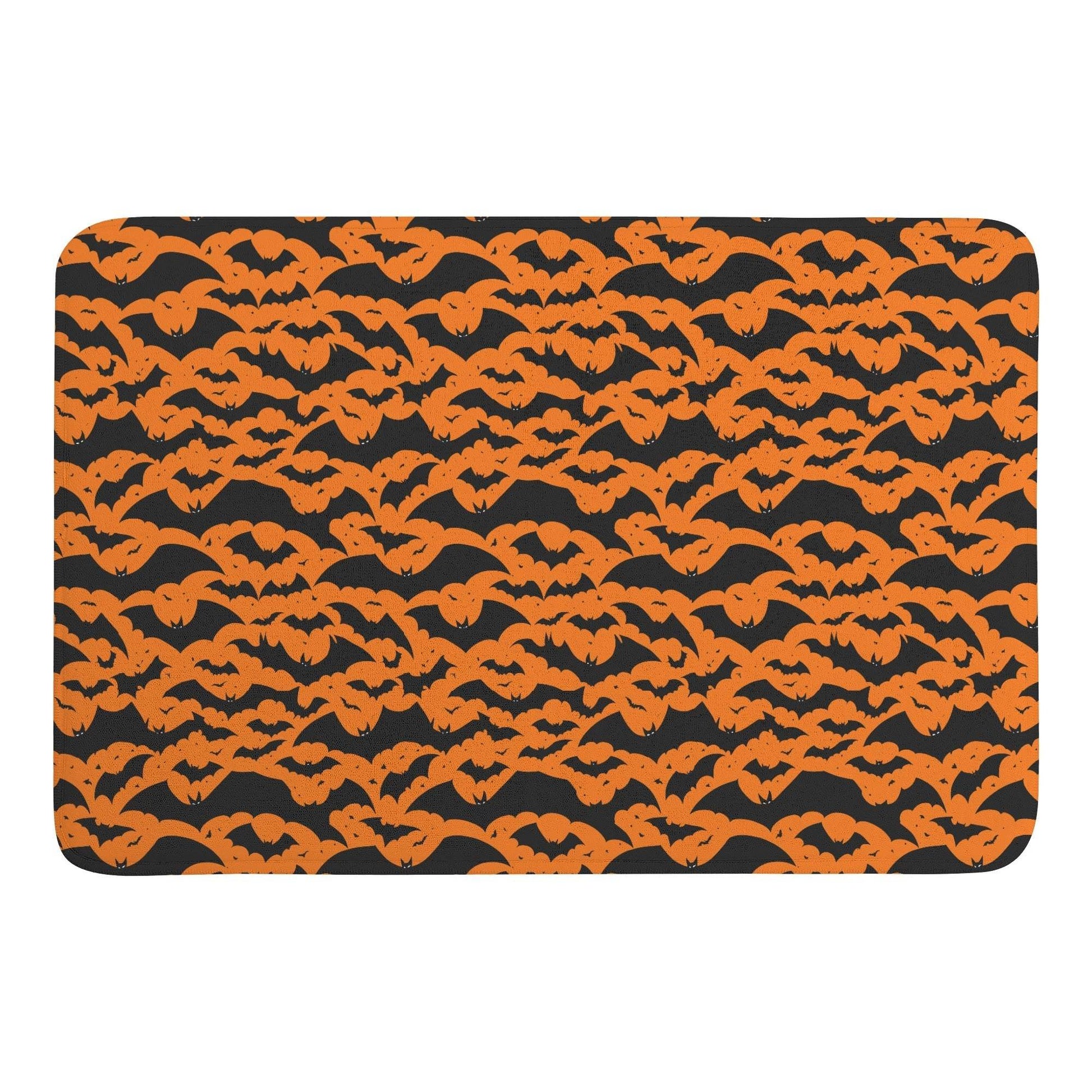 Halloween Bats Plush Indoor Doormat - DeRose Seasonal