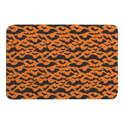 Halloween Bats Plush Indoor Doormat - DeRose Seasonal