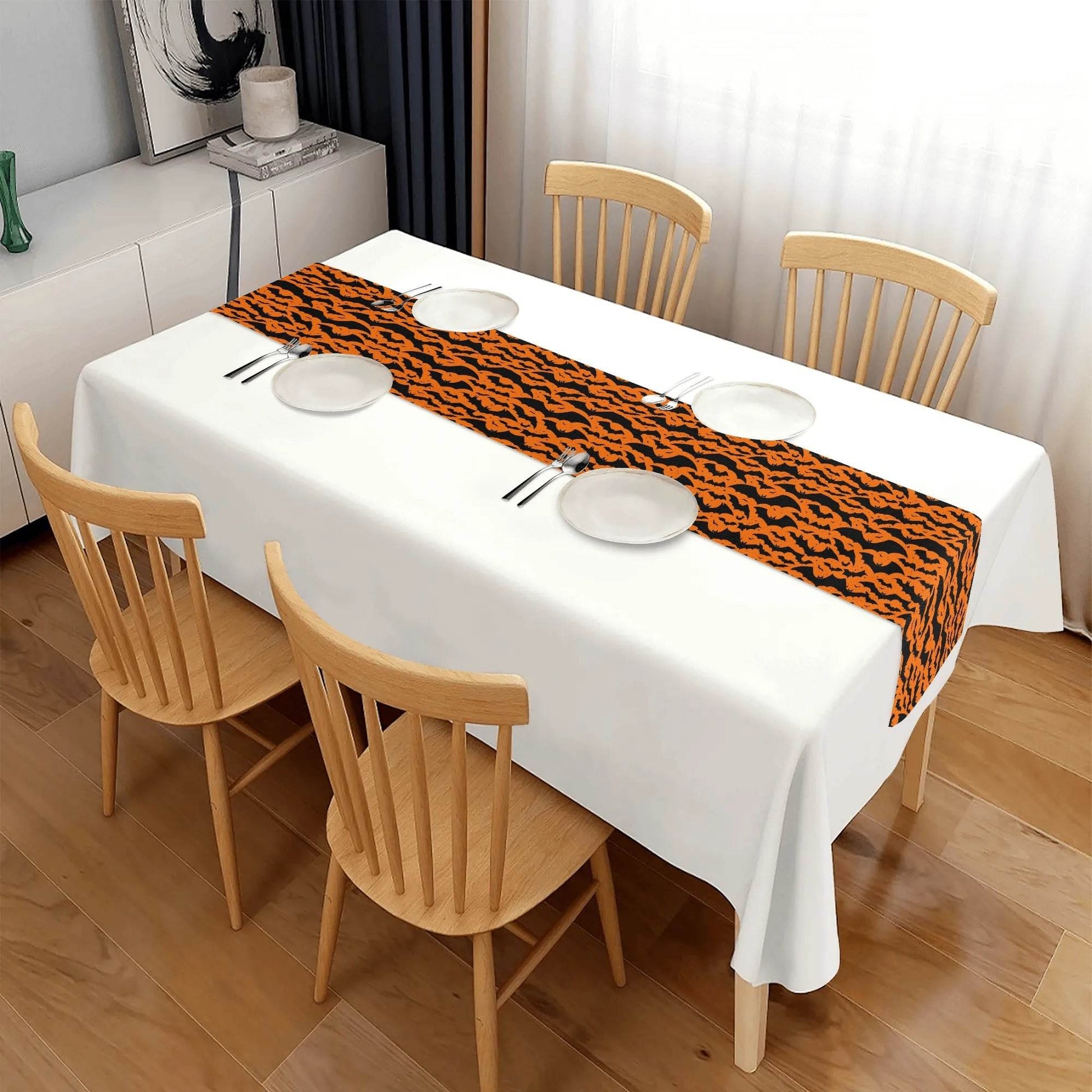 Halloween Bats Polyester Table Runner - DeRose Seasonal