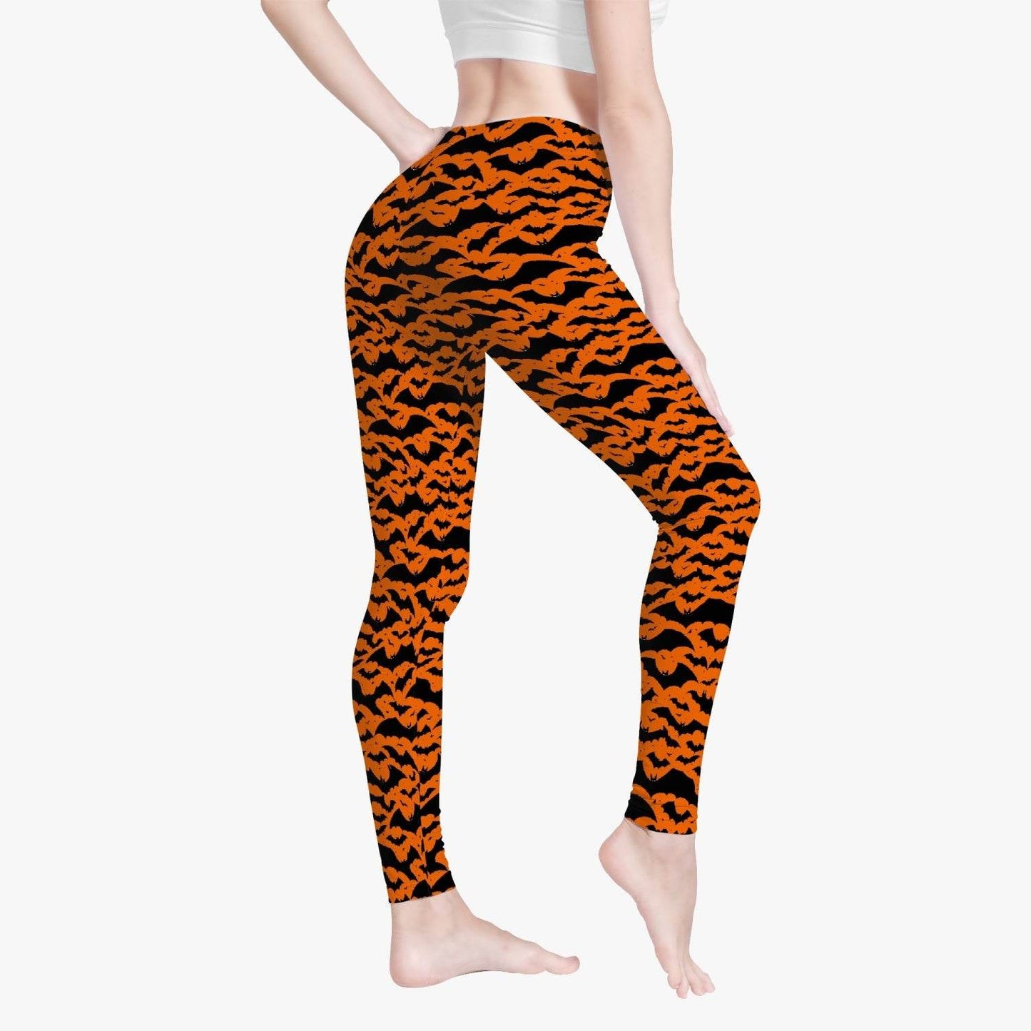 Halloween Bats Women's Yoga Pants - DeRose Seasonal