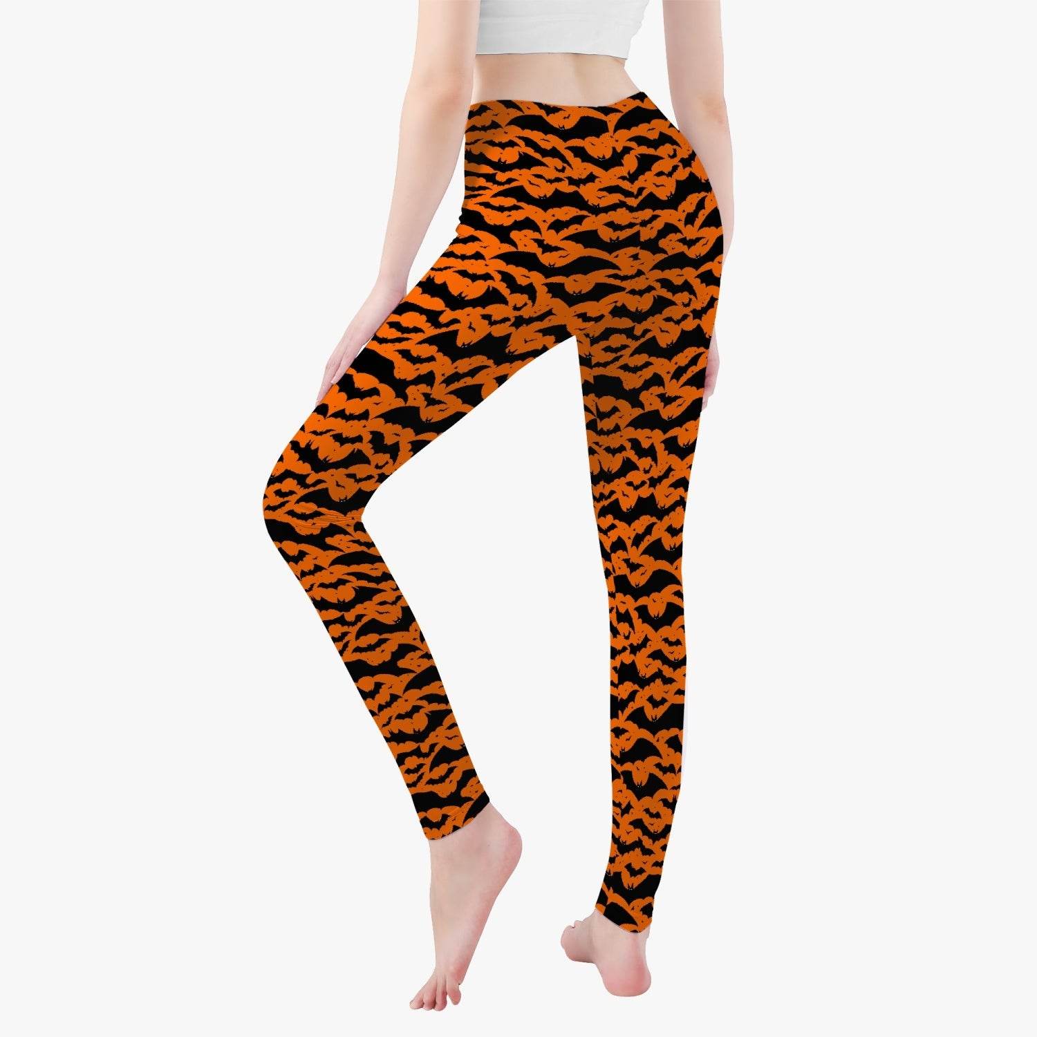 Halloween Bats Women's Yoga Pants - DeRose Seasonal