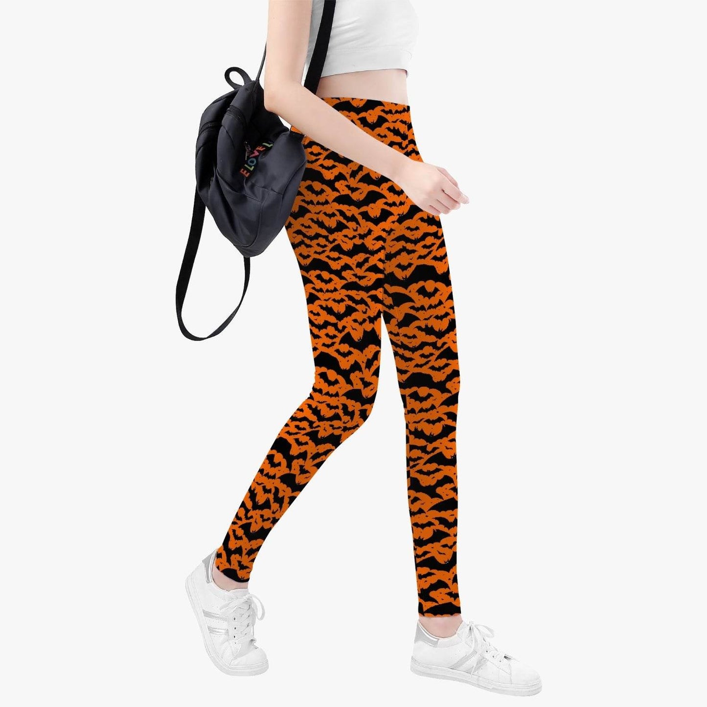 Halloween Bats Women's Yoga Pants - DeRose Seasonal