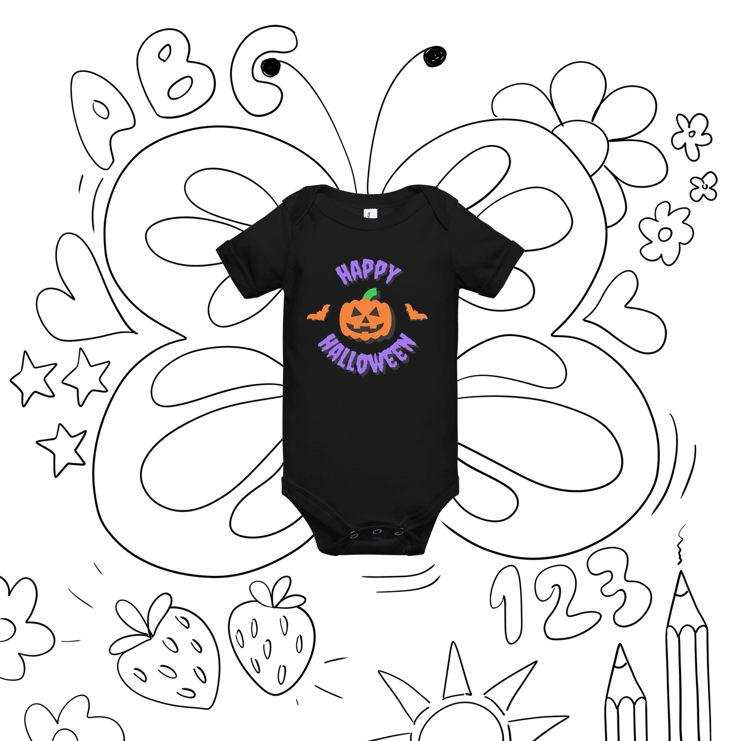 Happy Halloween Baby Onesie - DeRose Seasonal