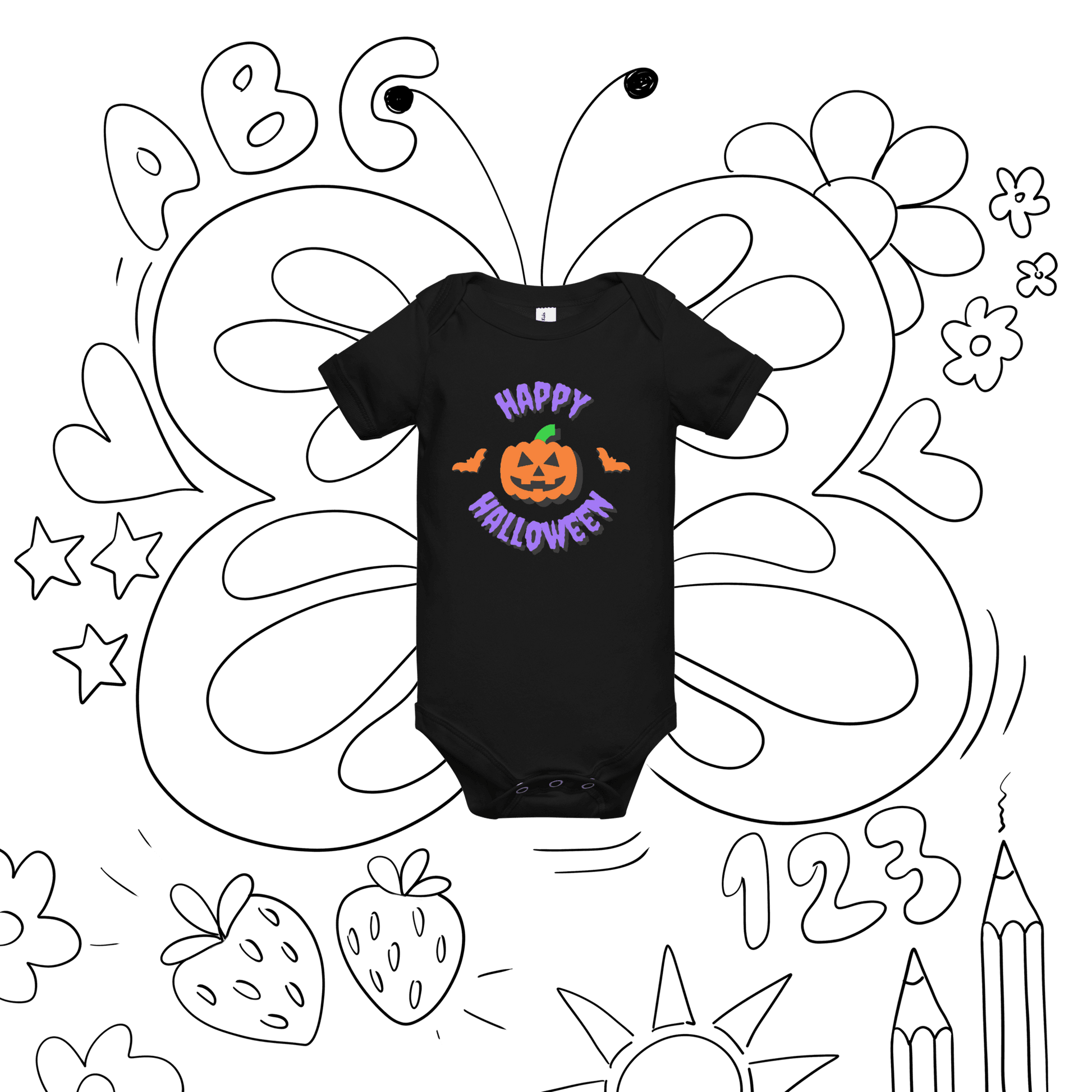 Happy Halloween Baby Onesie - DeRose Seasonal