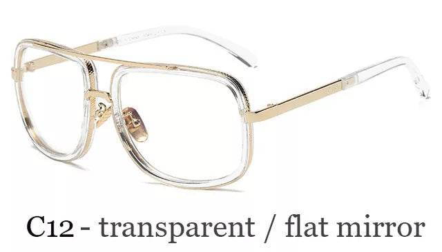 New Fashion Big Frame Sunglasses Unisex Square - DeRose Seasonal