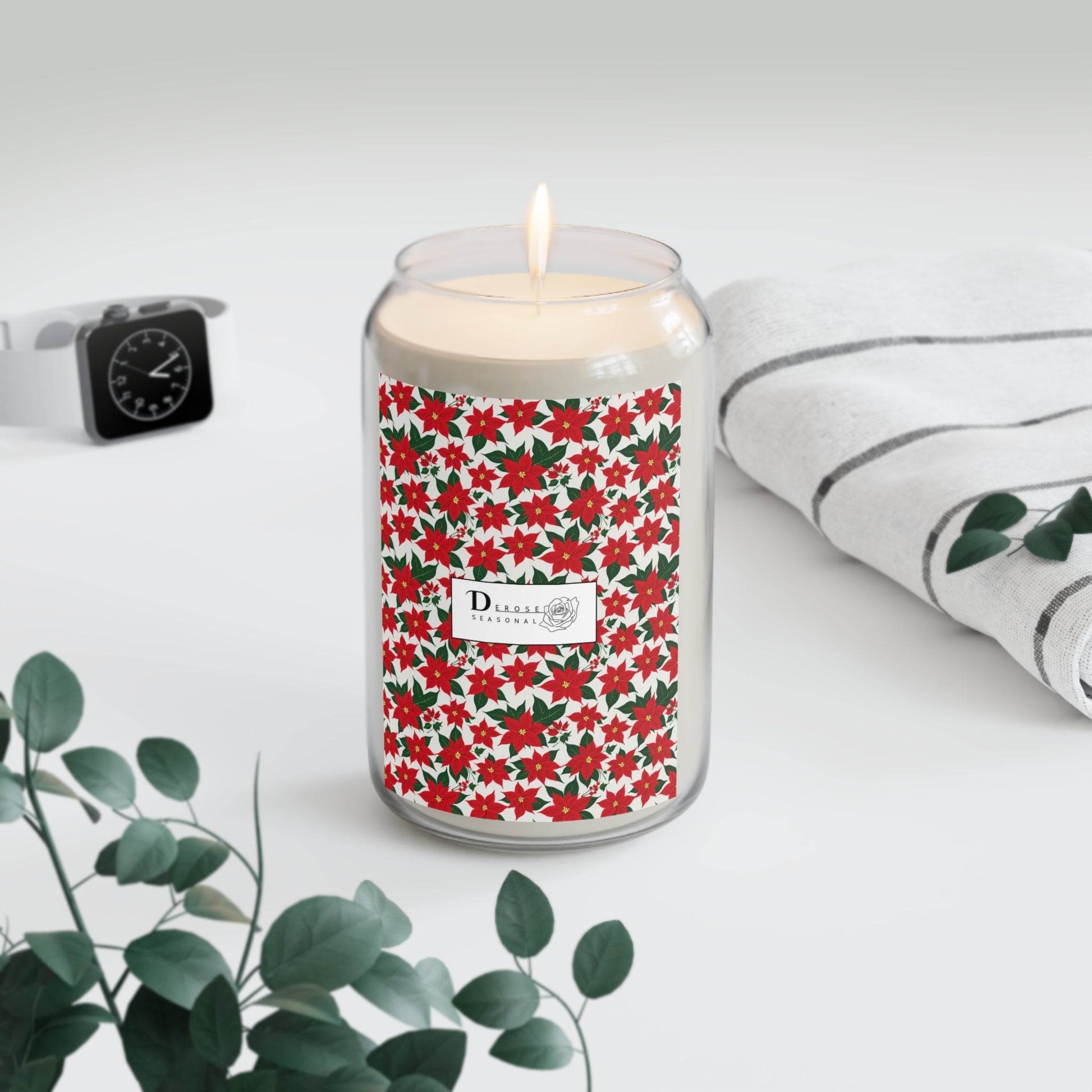 Holiday Scented Candle - 13.75oz Seasonal Aroma - DeRose Seasonal