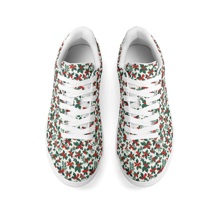 Holly Bow Adult Lightweight Brand Low Top Leather Shoes - DeRose Seasonal
