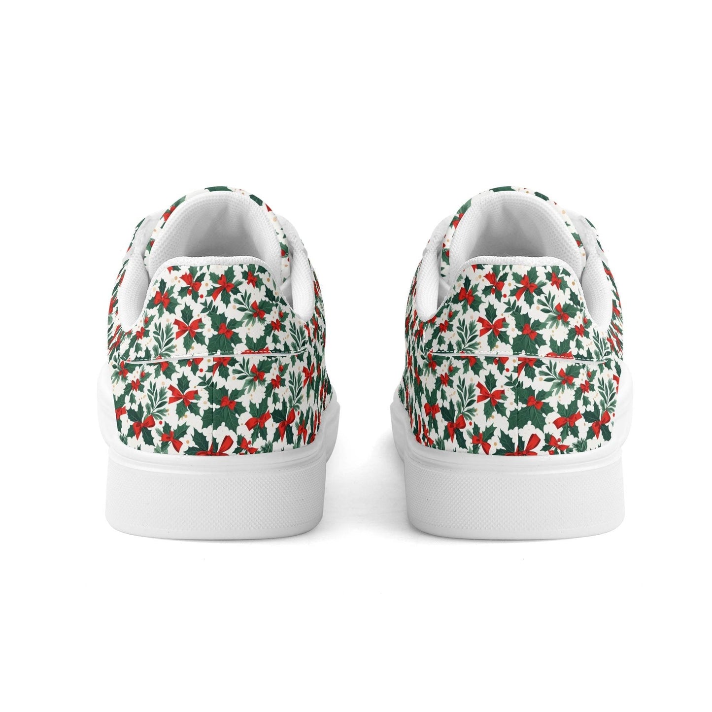 Holly Bow Adult Lightweight Brand Low Top Leather Shoes - DeRose Seasonal