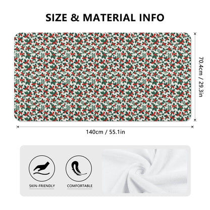 Holly Bow Bath Towel - DeRose Seasonal