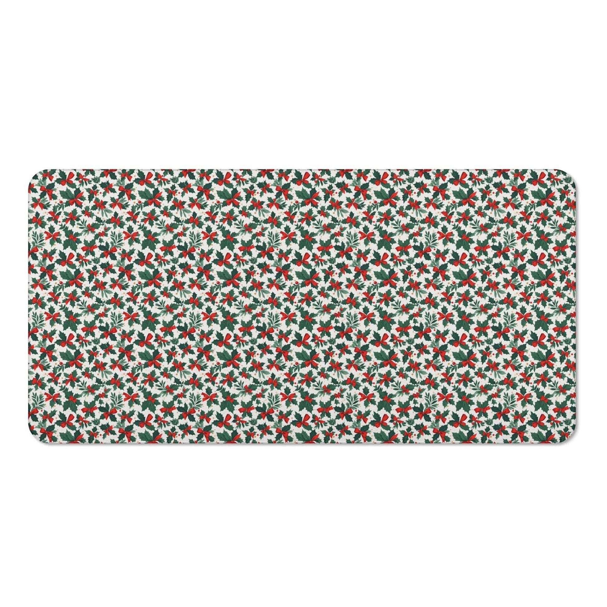 Holly Bow Bath Towel - DeRose Seasonal