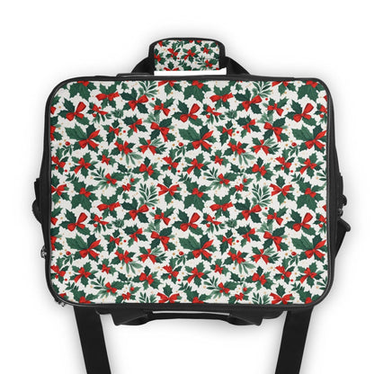 Holly Bow Insulated Leakproof Cooler Bag Lunch Box - DeRose Seasonal