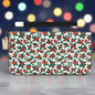 Holly Bow Leather Women's Zipper Wristlet Wallet - DeRose Seasonal