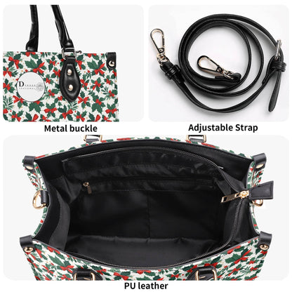 Holly Bow Luxury Women Leather Handbag (3 sizes) - DeRose Seasonal