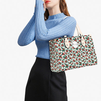 Holly Bow Luxury Women Leather Handbag (3 sizes) - DeRose Seasonal