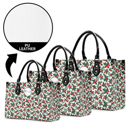 Holly Bow Luxury Women Leather Handbag (3 sizes) - DeRose Seasonal