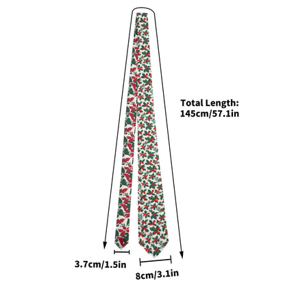Holly Bow Necktie - DeRose Seasonal