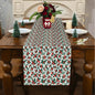 Holly Bow Polyester Table Runner - DeRose Seasonal