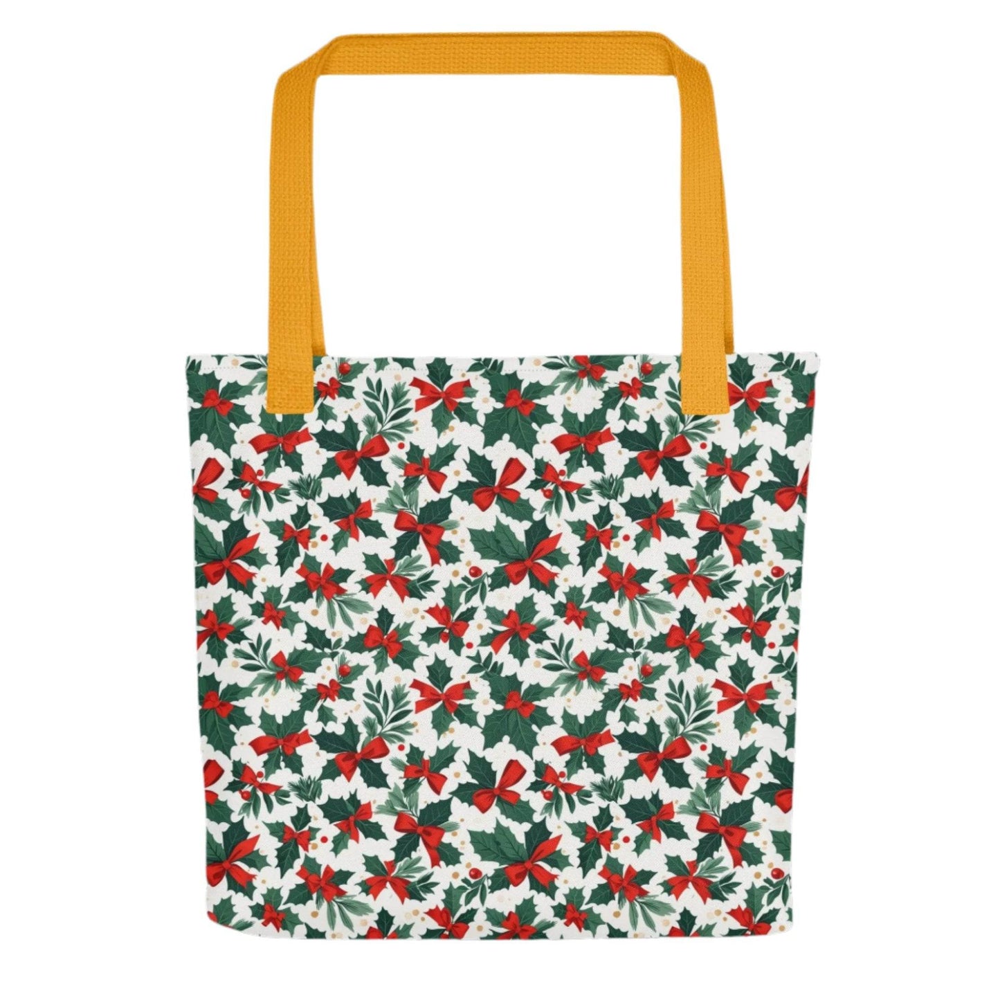 Holly Bow Christmas Tote bag - DeRose Seasonal