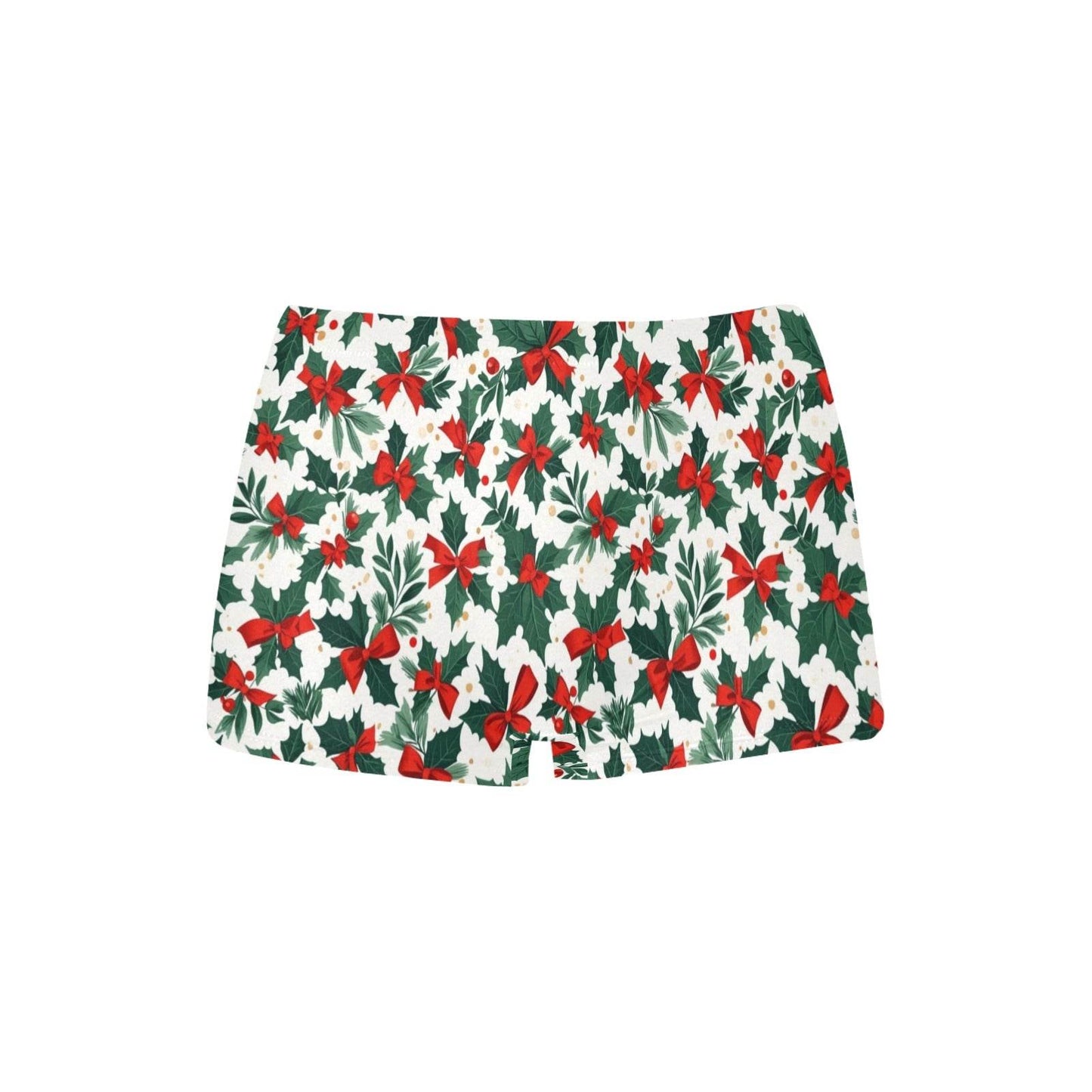 Holly Bow Women's Underwear Shorts - DeRose Seasonal
