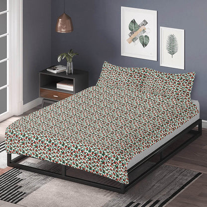 Holly Bows 3 Pcs Beddings - DeRose Seasonal